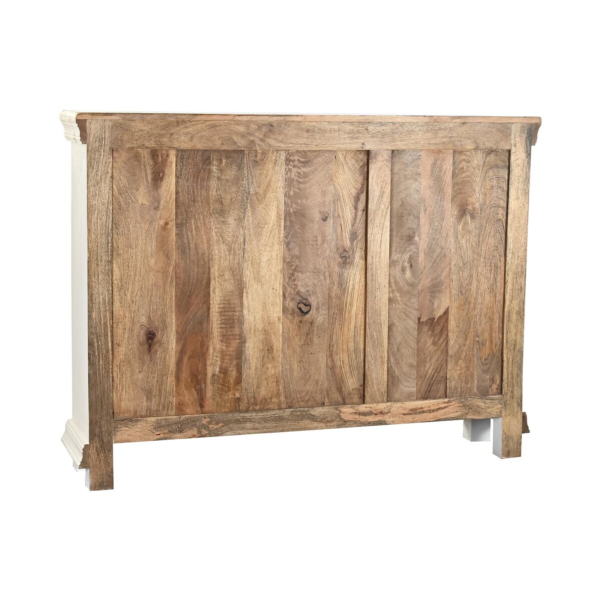 Skänk DKD Home Decor Vit Naturell Trä Mangoträ 122 x 25 x 91 cm - 3