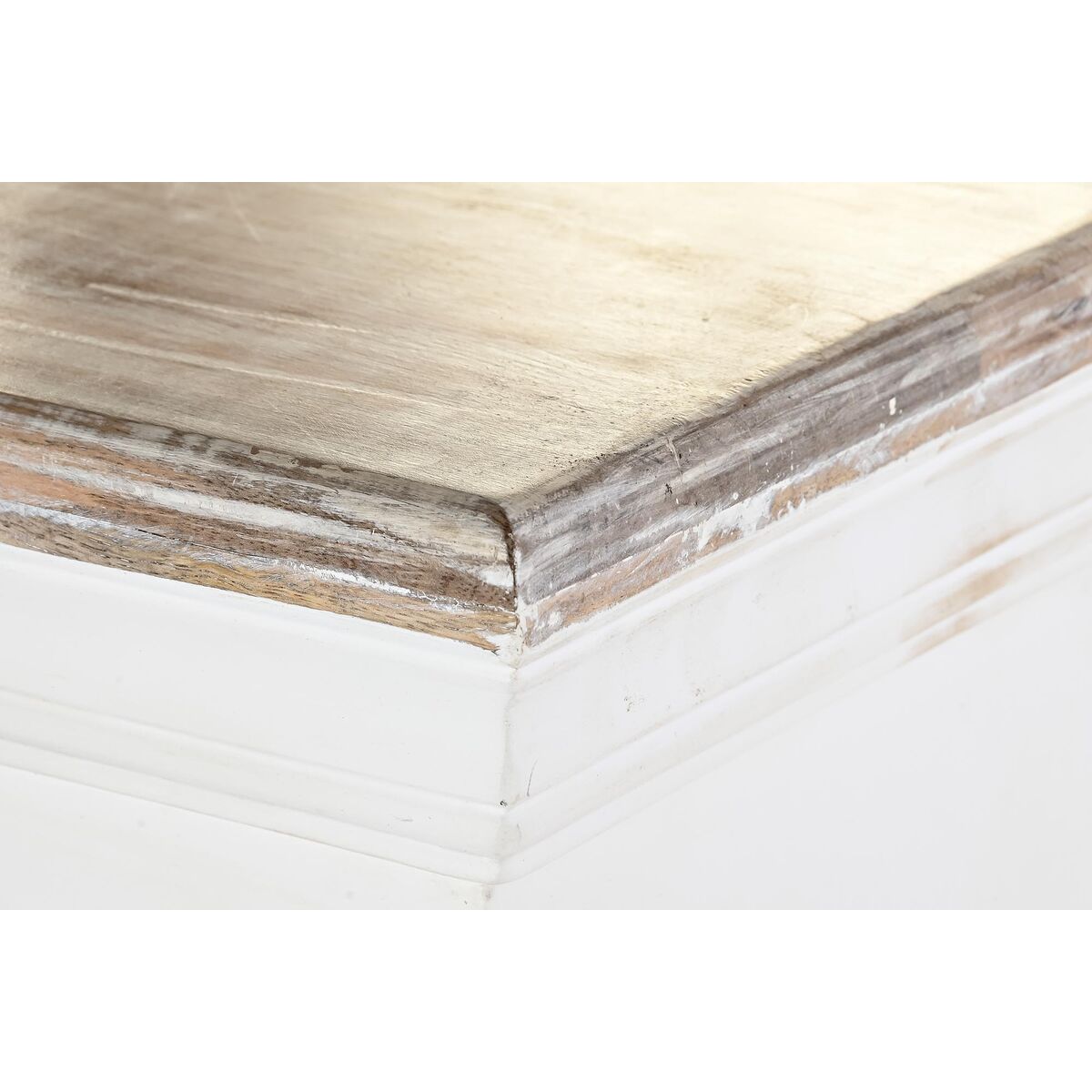 Skänk DKD Home Decor Vit Naturell Trä Mangoträ 122 x 25 x 91 cm - 7