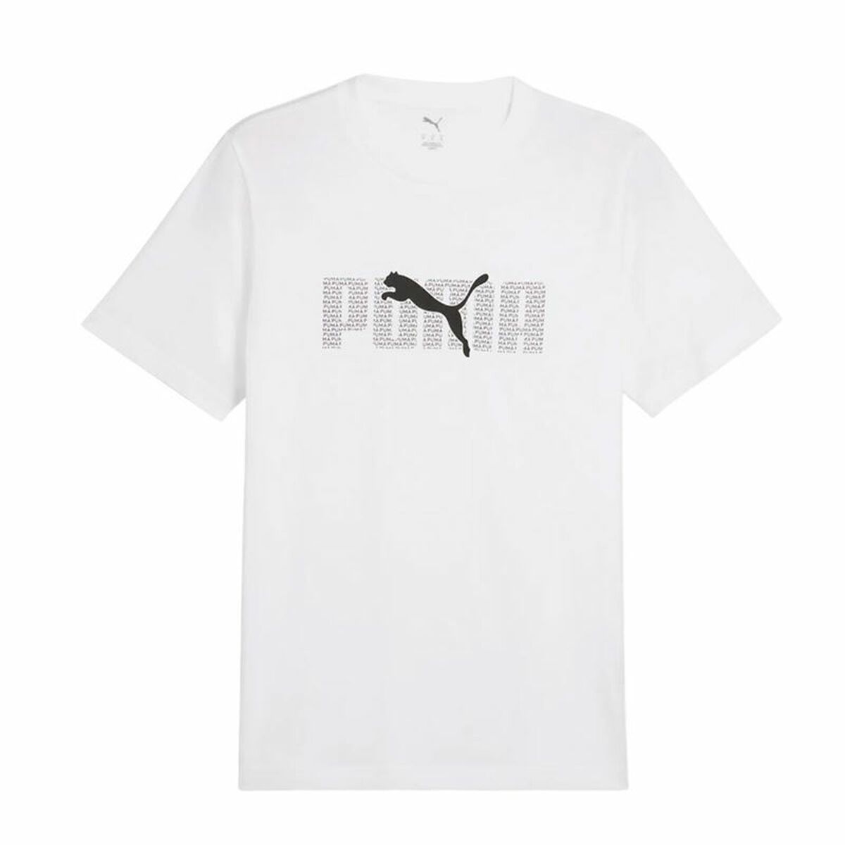 T-shirt med kortärm Herr Puma Essentials Vit