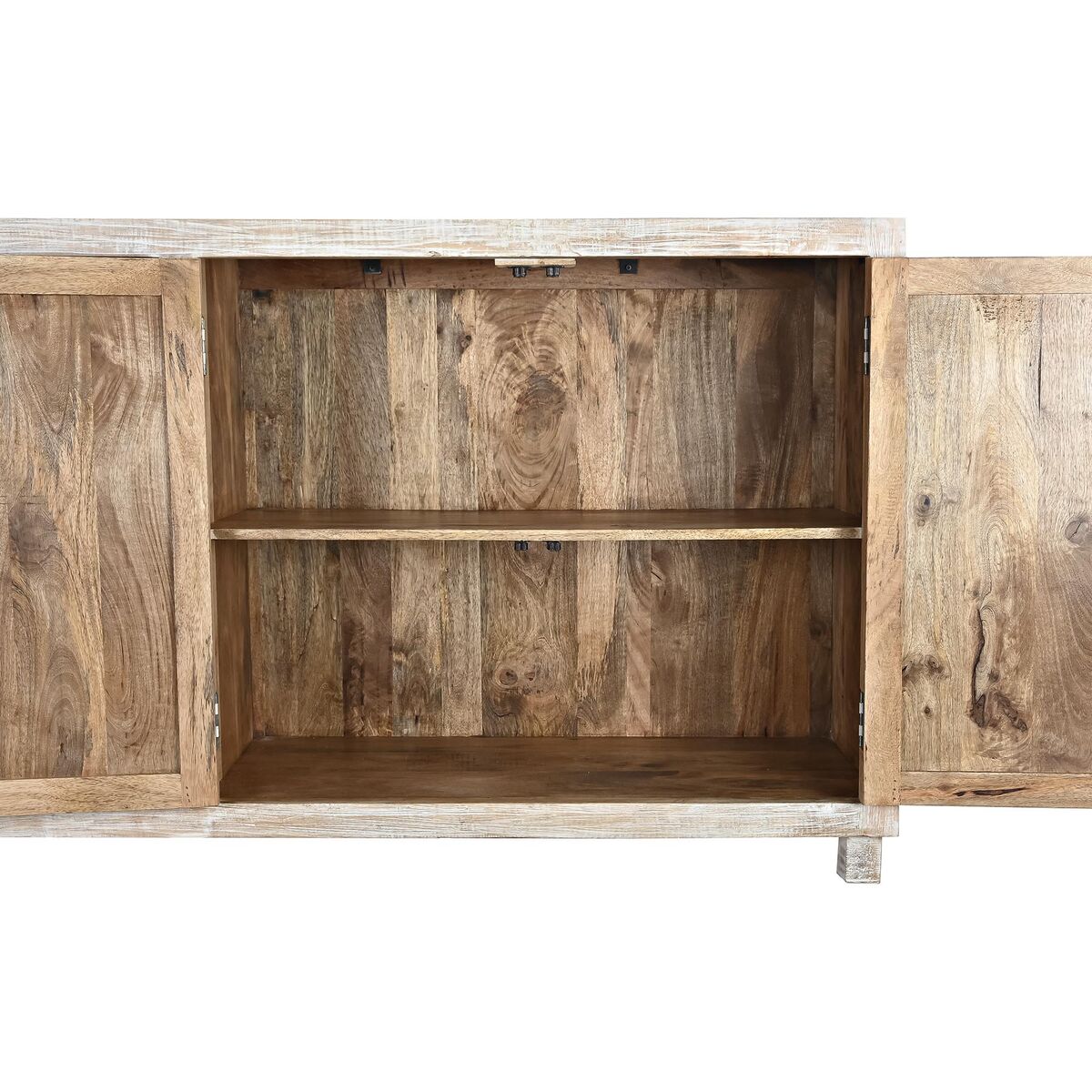 Skänk DKD Home Decor Naturell Vit Mangoträ (193 x 40,6 x 91,4 cm) - 6