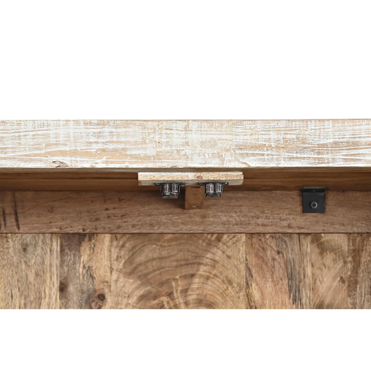 Skänk DKD Home Decor Naturell Vit Mangoträ (193 x 40,6 x 91,4 cm) - 7