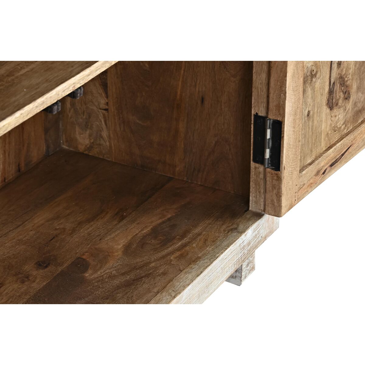 Skänk DKD Home Decor Naturell Vit Mangoträ (193 x 40,6 x 91,4 cm) - 3