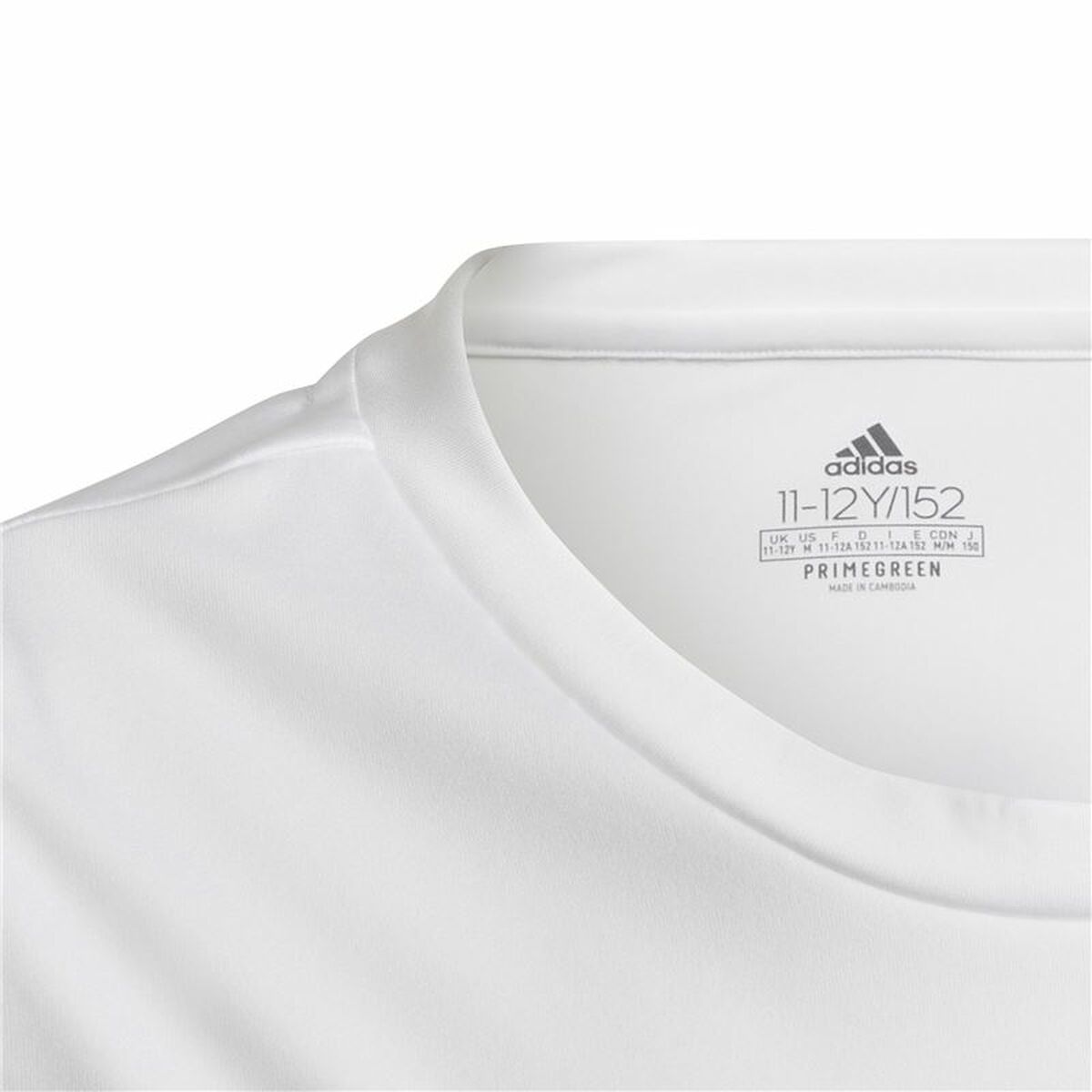 Barn T-shirt med kortärm Adidas Designed To Move Vit - 10
