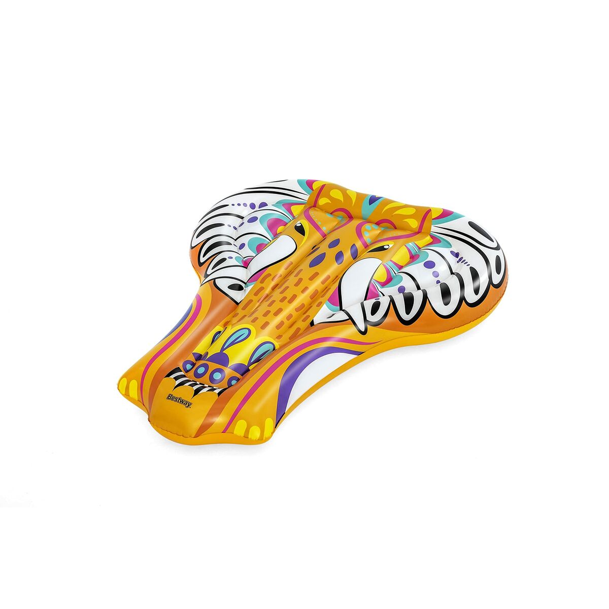 Bestway Uppblåsbar Aztekisk Elefantbadmadrass 183x153 cm Strand och Pool 43391 - 12