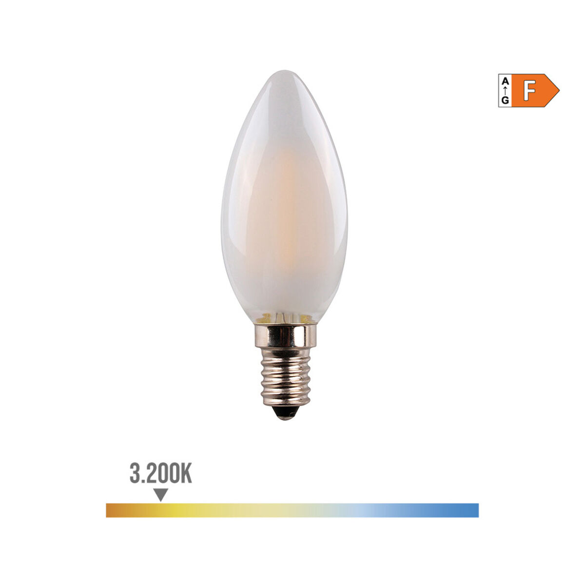 LED-lampa Ljus EDM 98629 F 30 W 4,5 W 40 W E14 470 lm 3,5 x 9,8 cm (3200 K) - 3