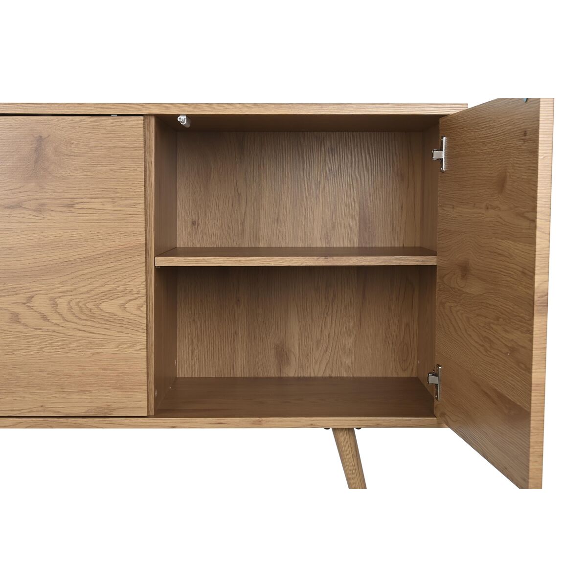 Skänk DKD Home Decor Naturell Metall Trä MDF 160 x 45 x 75 cm - 3
