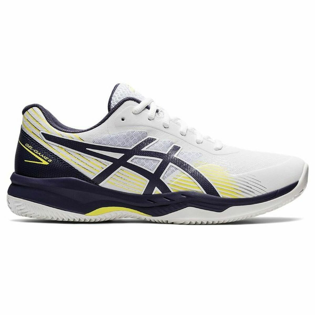 Gymnastikskor, Herr Asics Gel-Game 8 CLAY/OC Vit - 12