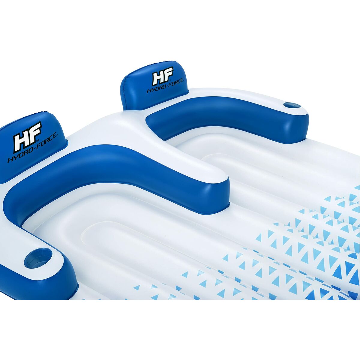Bestway Uppblåsbar Dubbel Solstol Hydro-Force 196x193 cm Strand och Pool 43534 - 7
