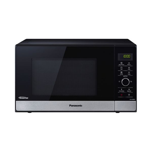 Mikrovågsugn med Grill Panasonic NN-GD38HSSUG Svart 1000 W 23 L