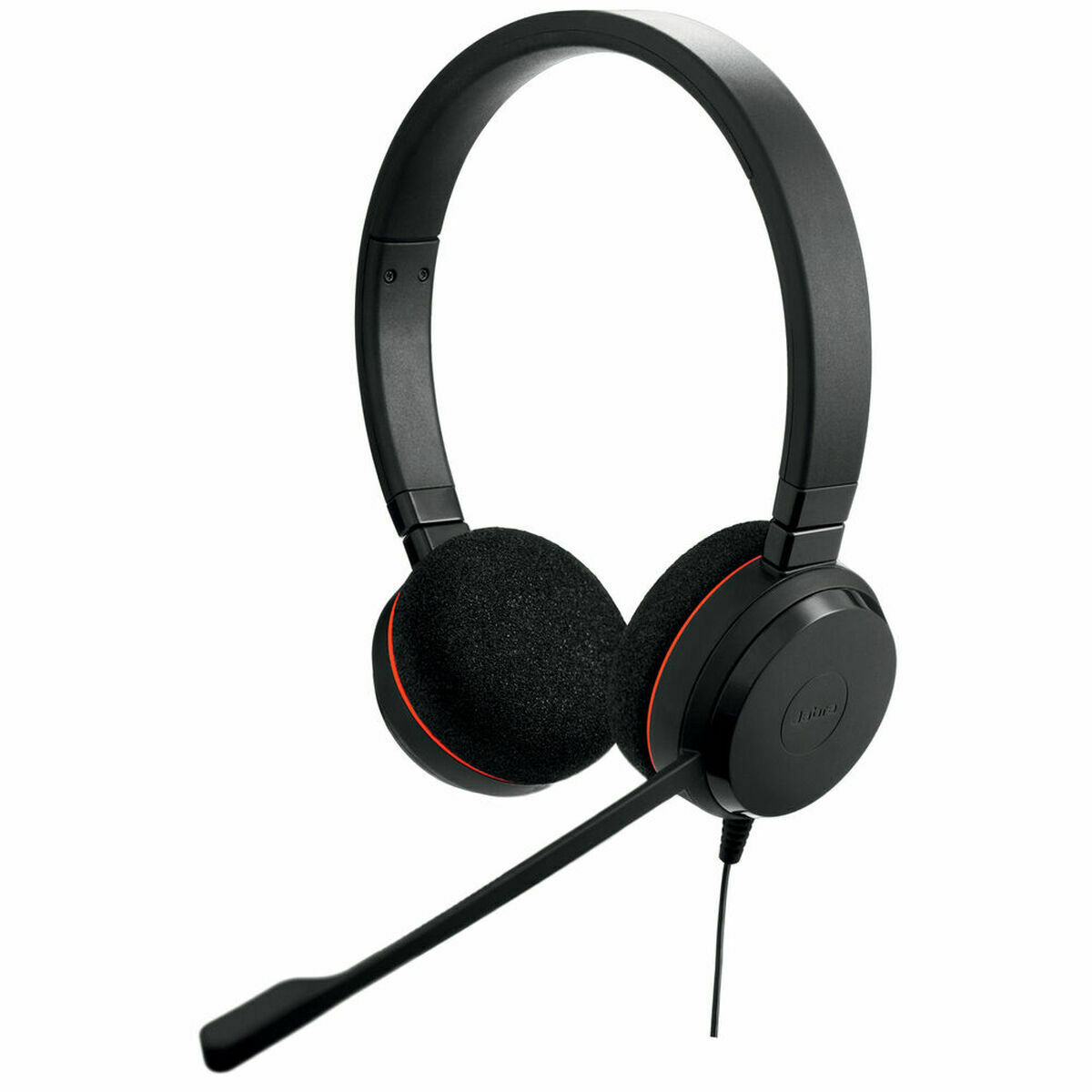 Hörlurar med Mikrofon Jabra Evolve 20 MS Svart - 5