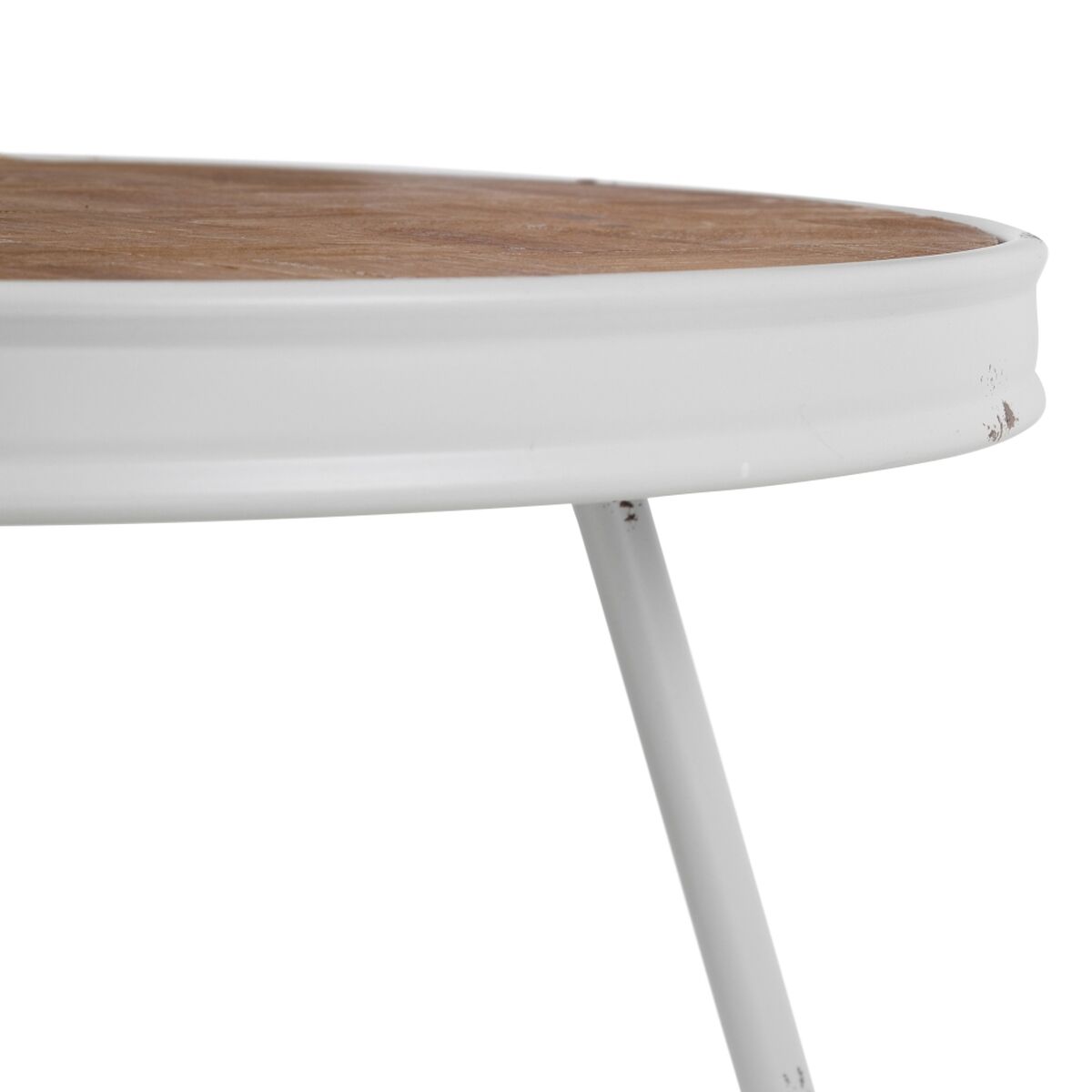 Soffbord Vit Naturell 60 x 60 x 45 cm - 6