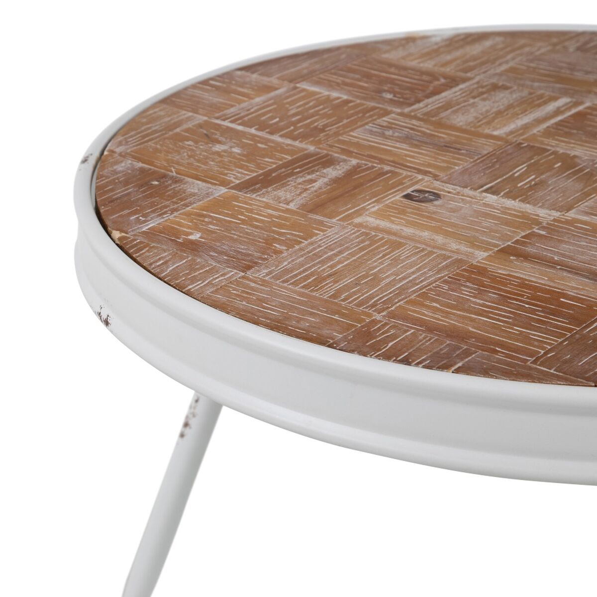 Soffbord Vit Naturell 60 x 60 x 45 cm - 7