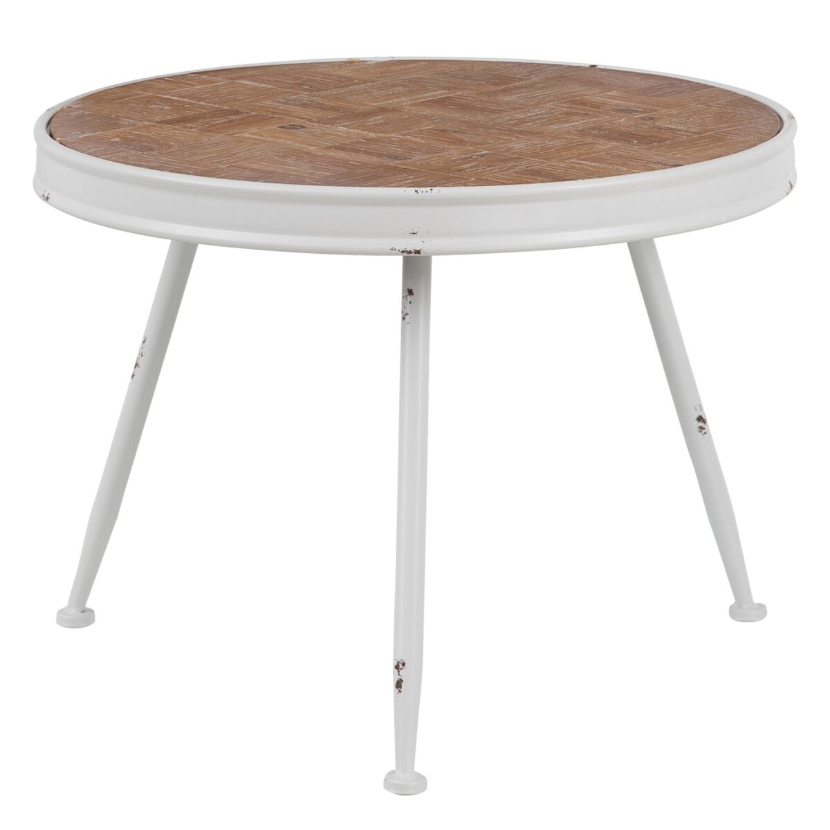 Soffbord Vit Naturell 60 x 60 x 45 cm - 8