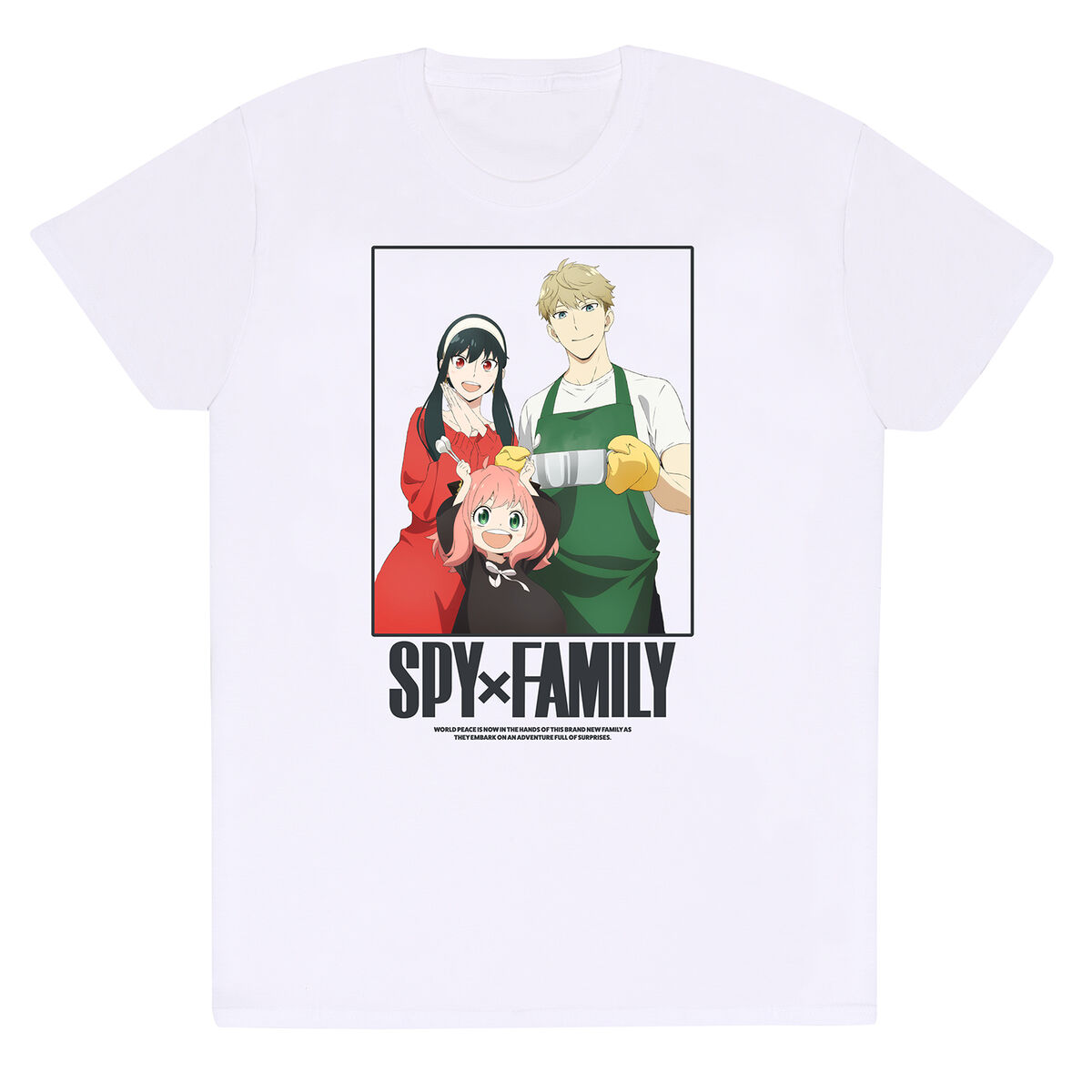 T-shirt med kortärm Spy X Family Full Of Surprises Vit Unisex - 3