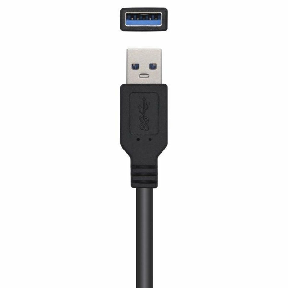 Skarvsladd USB Aisens A105-0525 Svart 5 m (1 antal) - 3