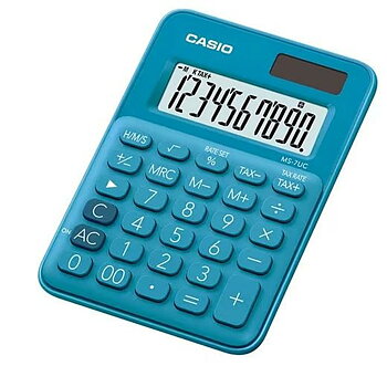Kalkylator Casio MS-7UC Blå Plast