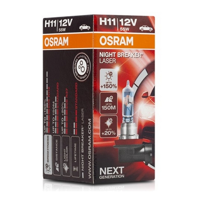 Glödlampa för bil Osram 64211NL H11 12V 55W 3200K - 2