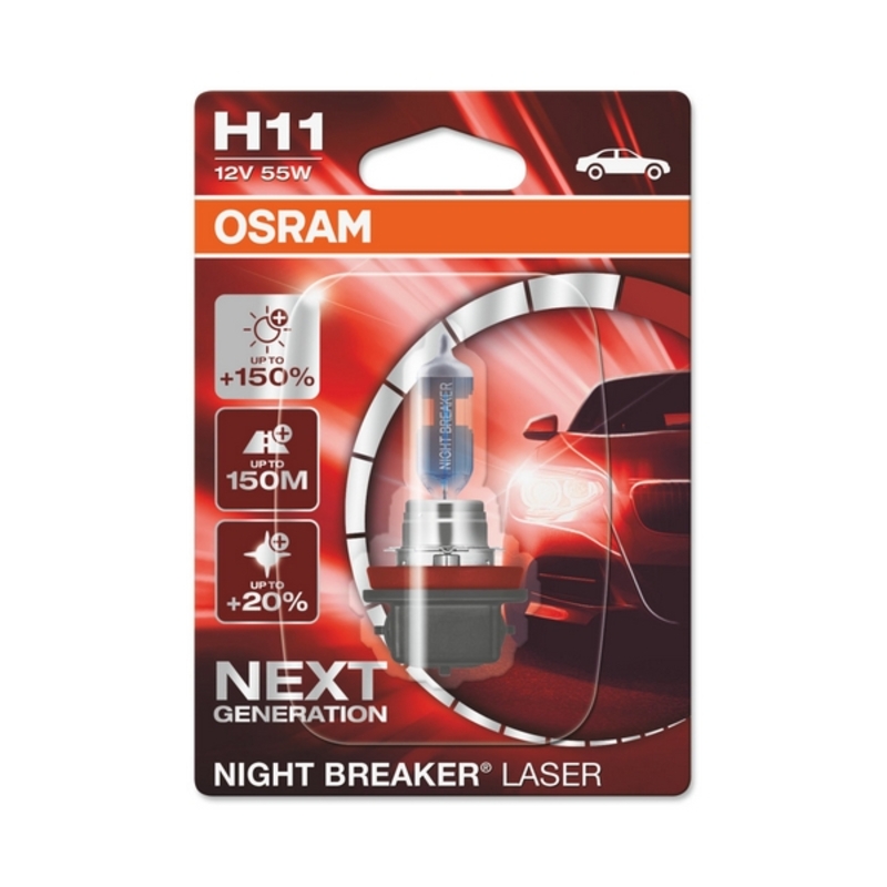 Glödlampa för bil Osram 64211NL H11 12V 55W 3200K - 4