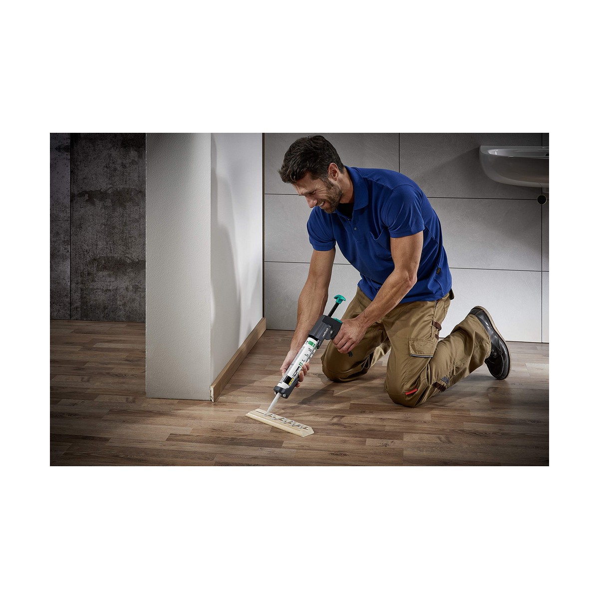 Silikonpistol Wolfcraft mg 600 pro Svart - 7