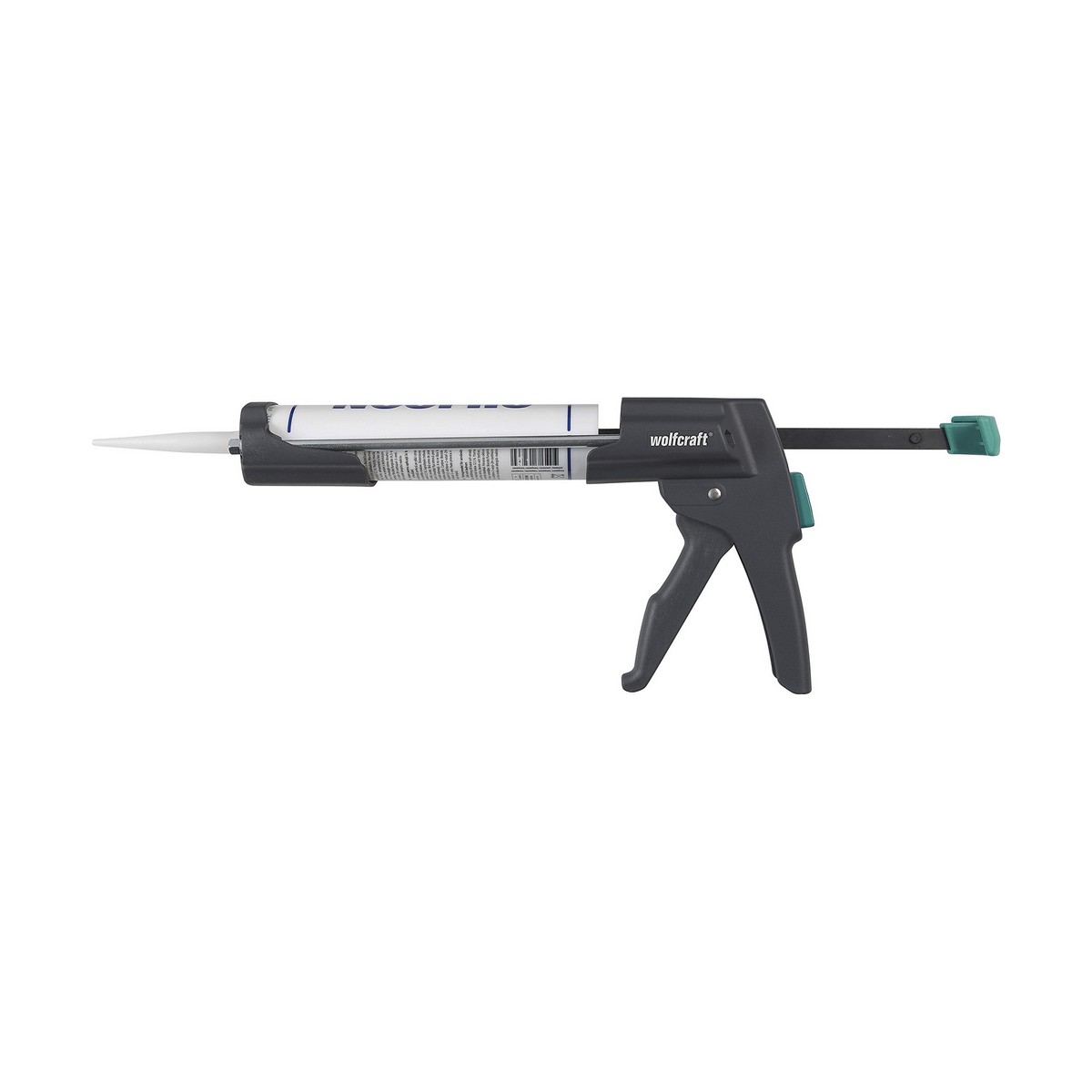 Silikonpistol Wolfcraft mg 600 pro Svart - 9
