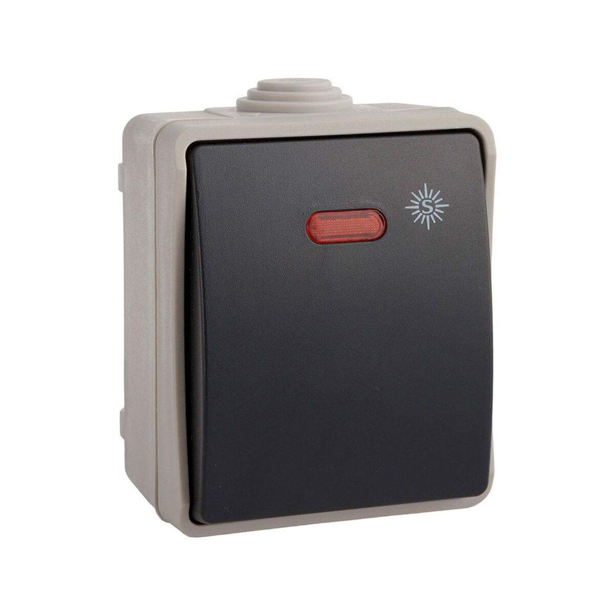 Vattentät strömbrytare Solera 3303il IP54 65 x 80 x 55 mm - 2