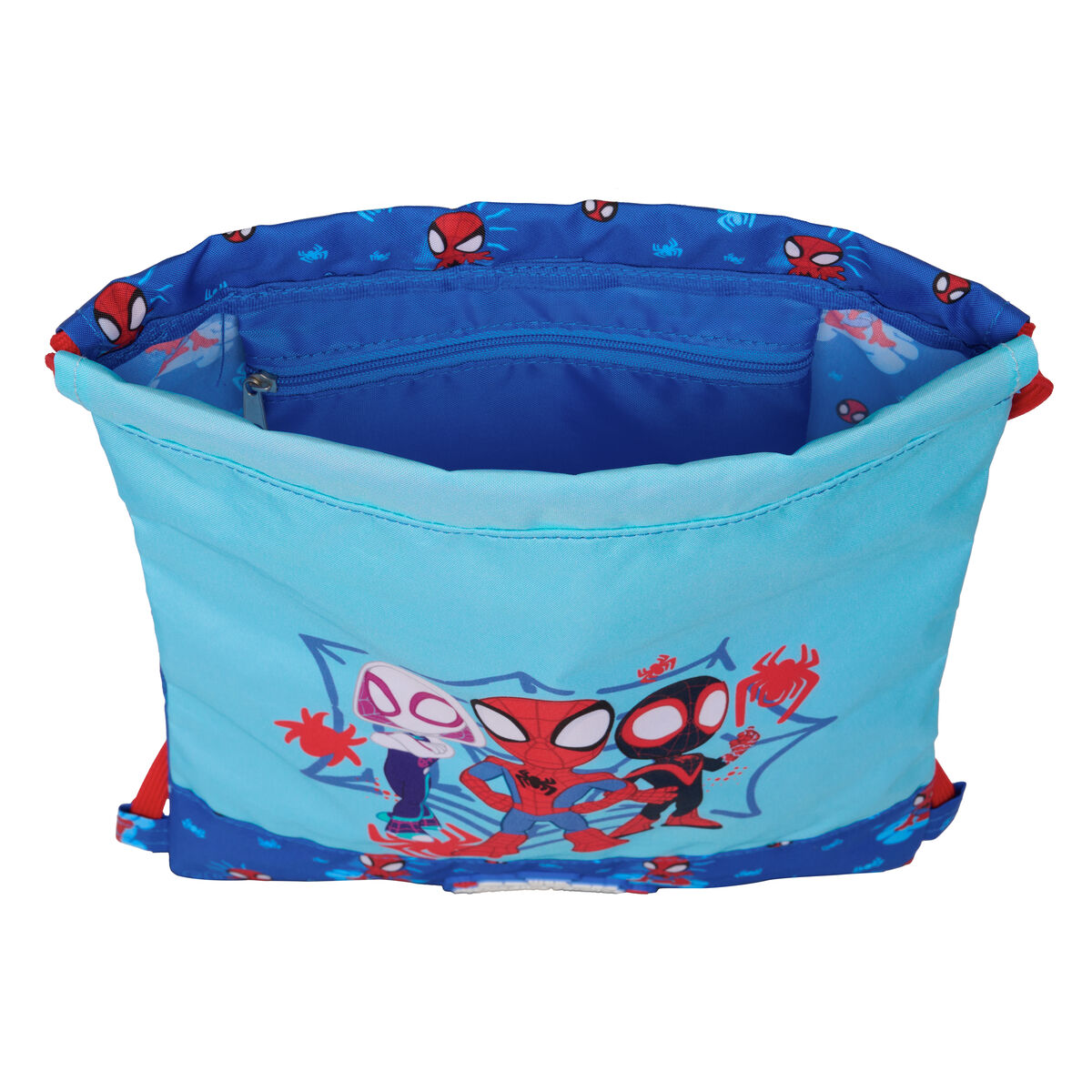Skopåse med remmar Spidey Blå 26 x 34 x 1 cm - 3