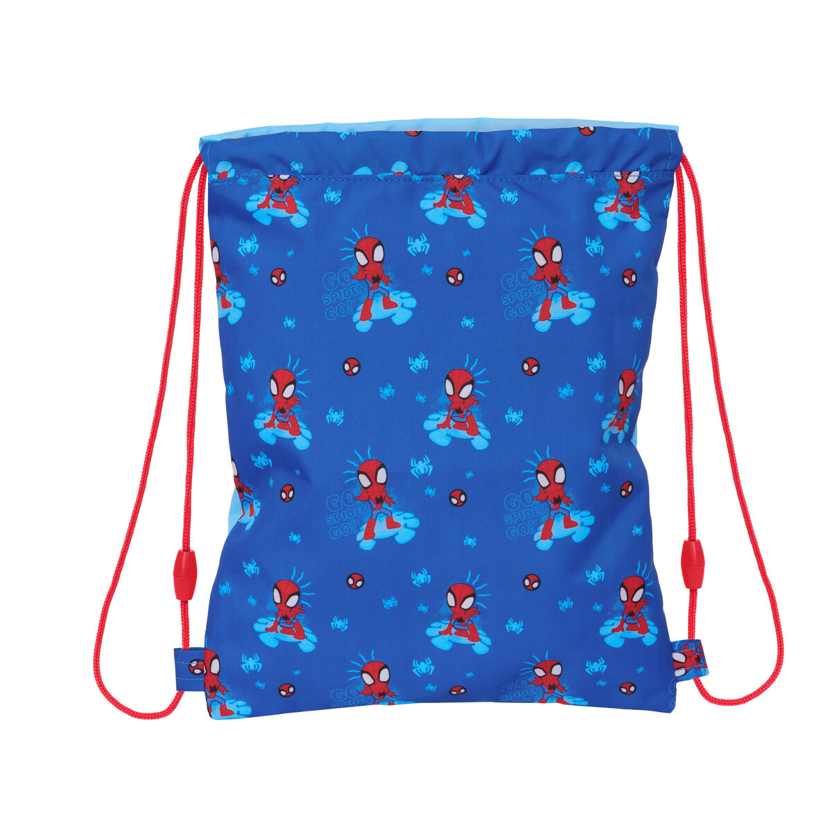 Skopåse med remmar Spidey Blå 26 x 34 x 1 cm - 4