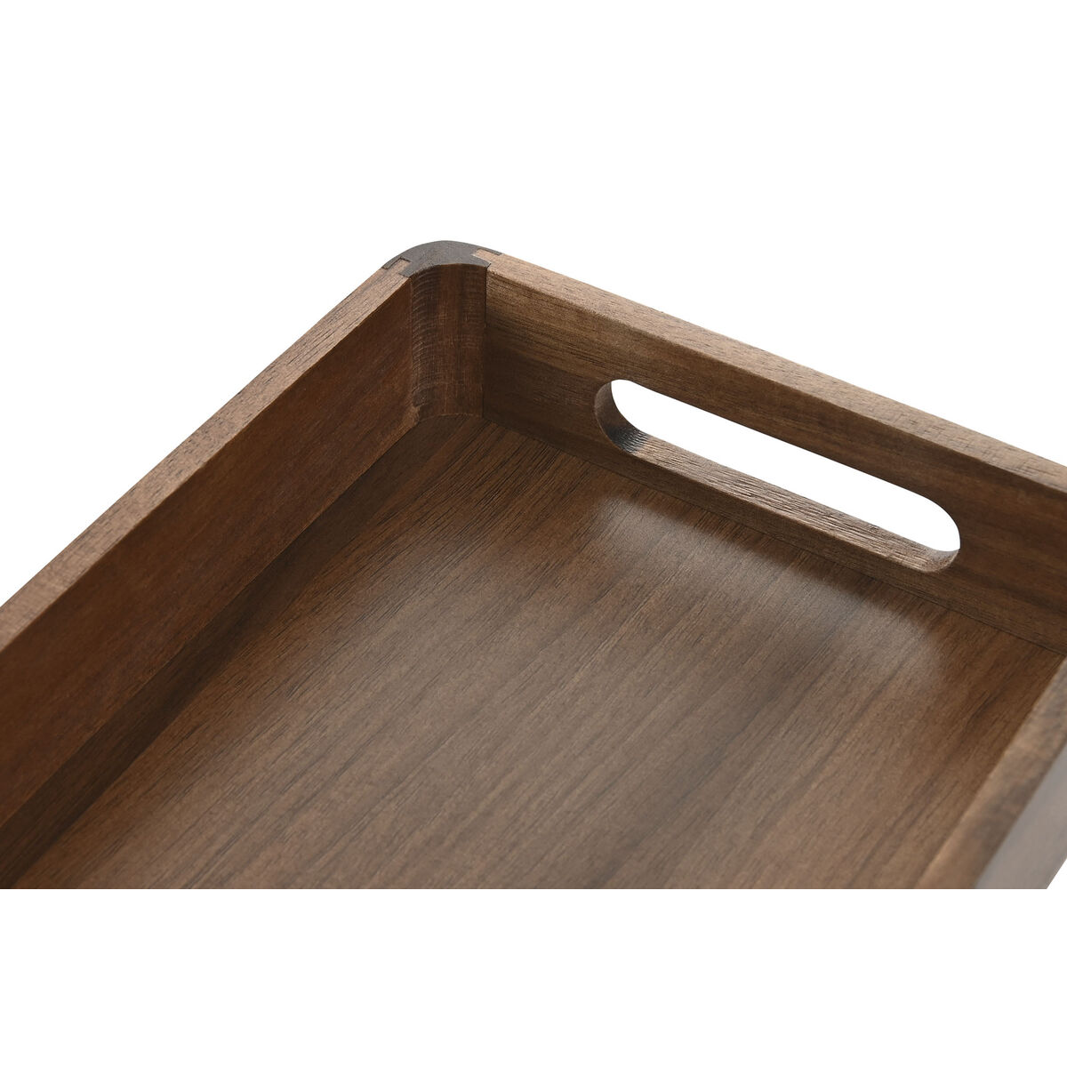 Snacksbricka Home ESPRIT Naturell 32 x 18 x 5 cm - 2