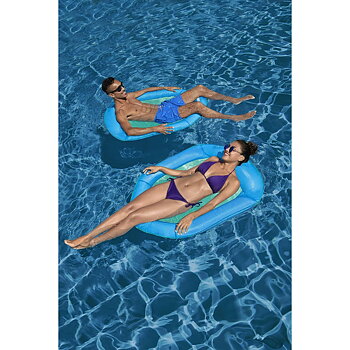 Bestway Luftmadrass Flex' n Fold 106x95 cm Strand och Pool 43551