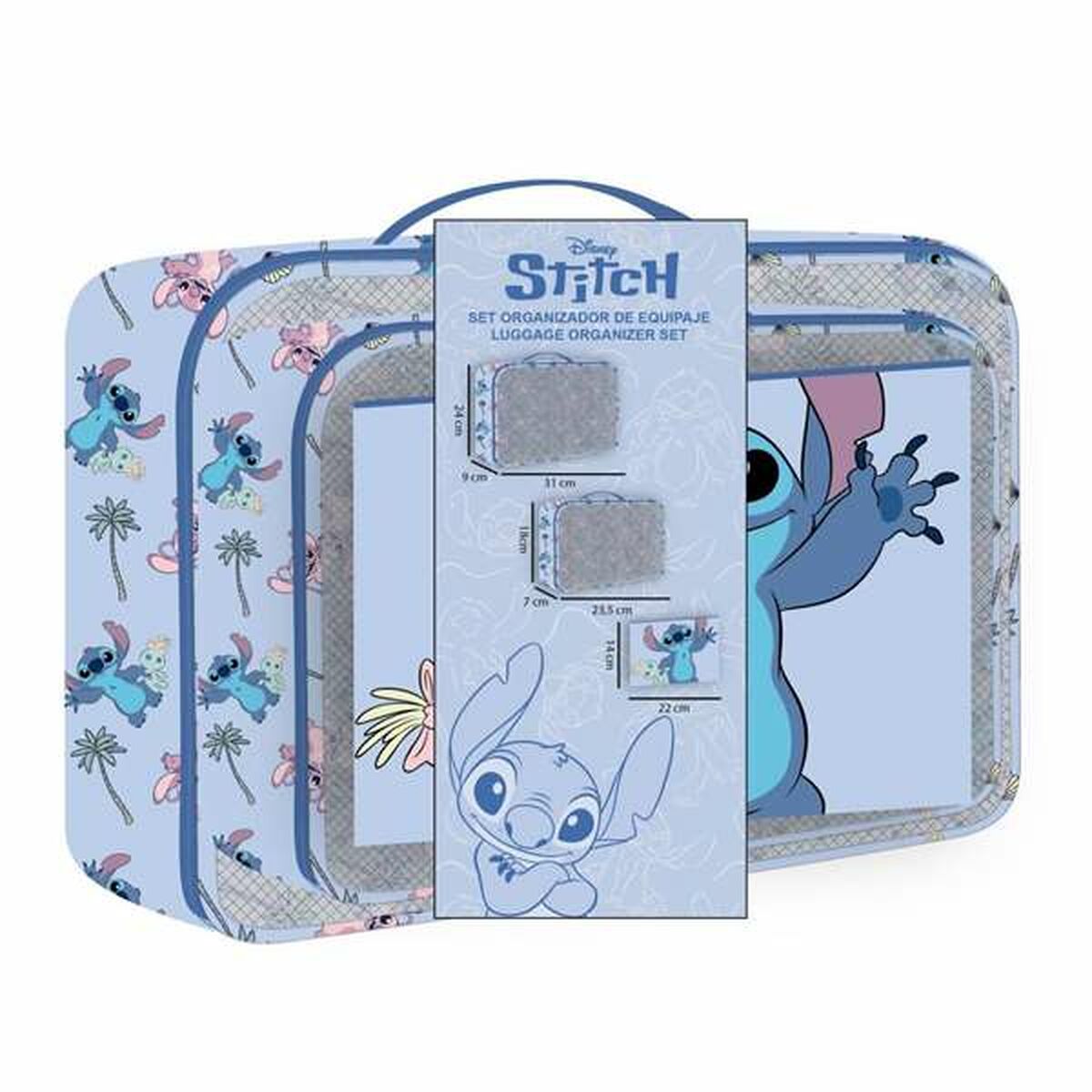 Resenecessär Stitch Blå - 2