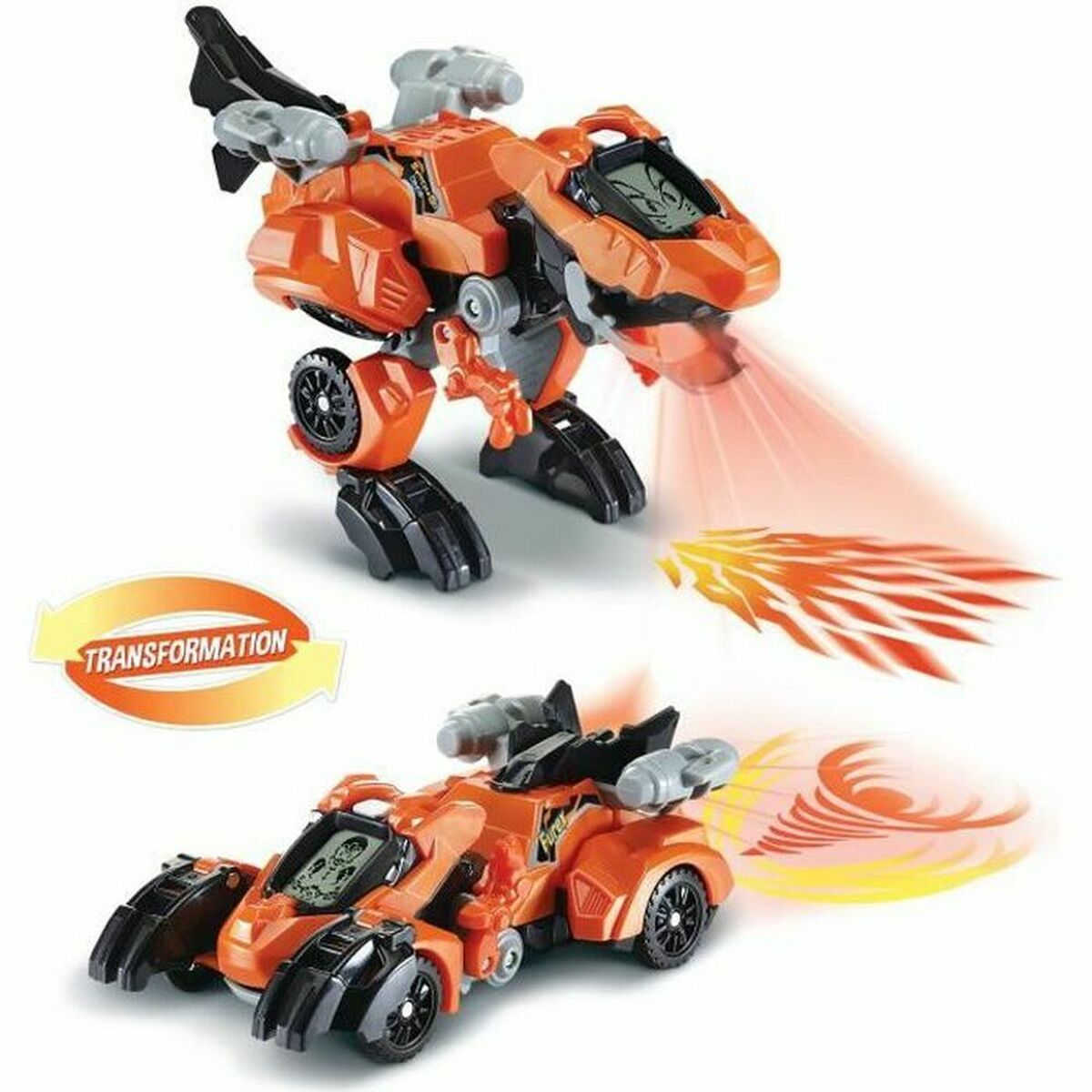 Liten leksaksbil Vtech Dinos Fire - Furex, The Super T-Rex Orange - 3