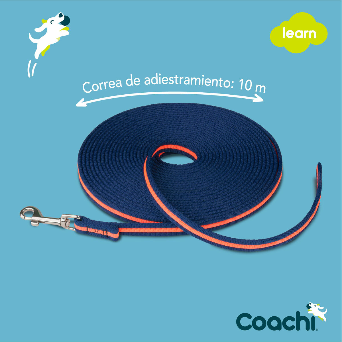 Övningskoppel Coachi Blå 10m Träning - 3
