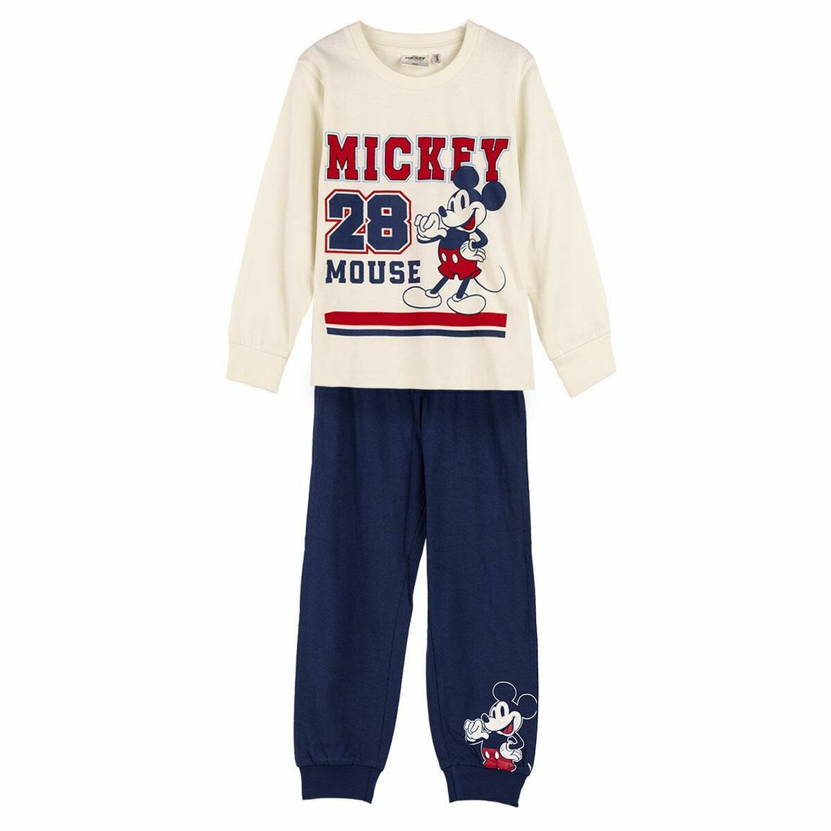 Pyjamas Barn Mickey Mouse Beige - 2