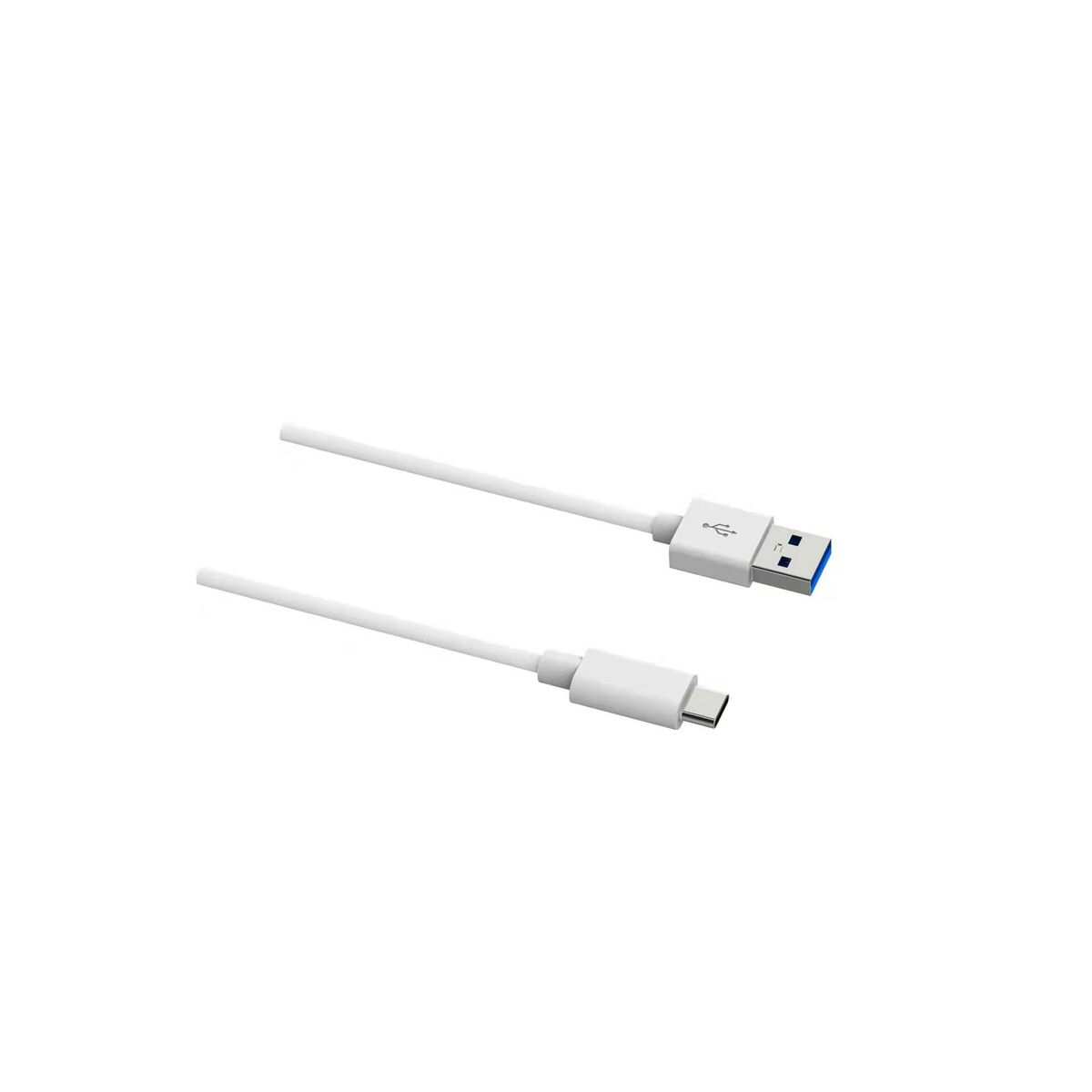 USB A till USB C Kabel DCU 30402065 Vit - 2