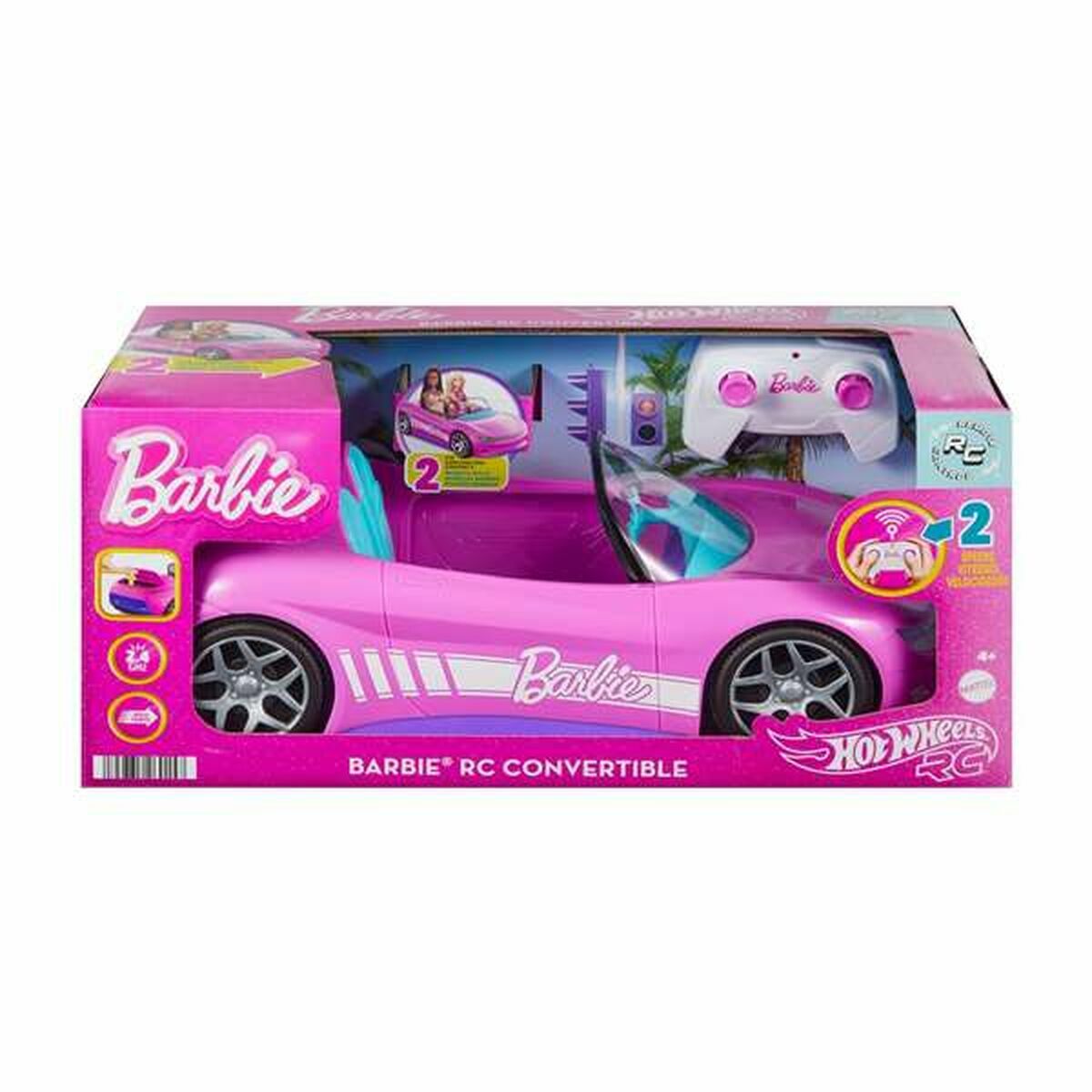 Docka Hot Wheels Multicolour Rosa