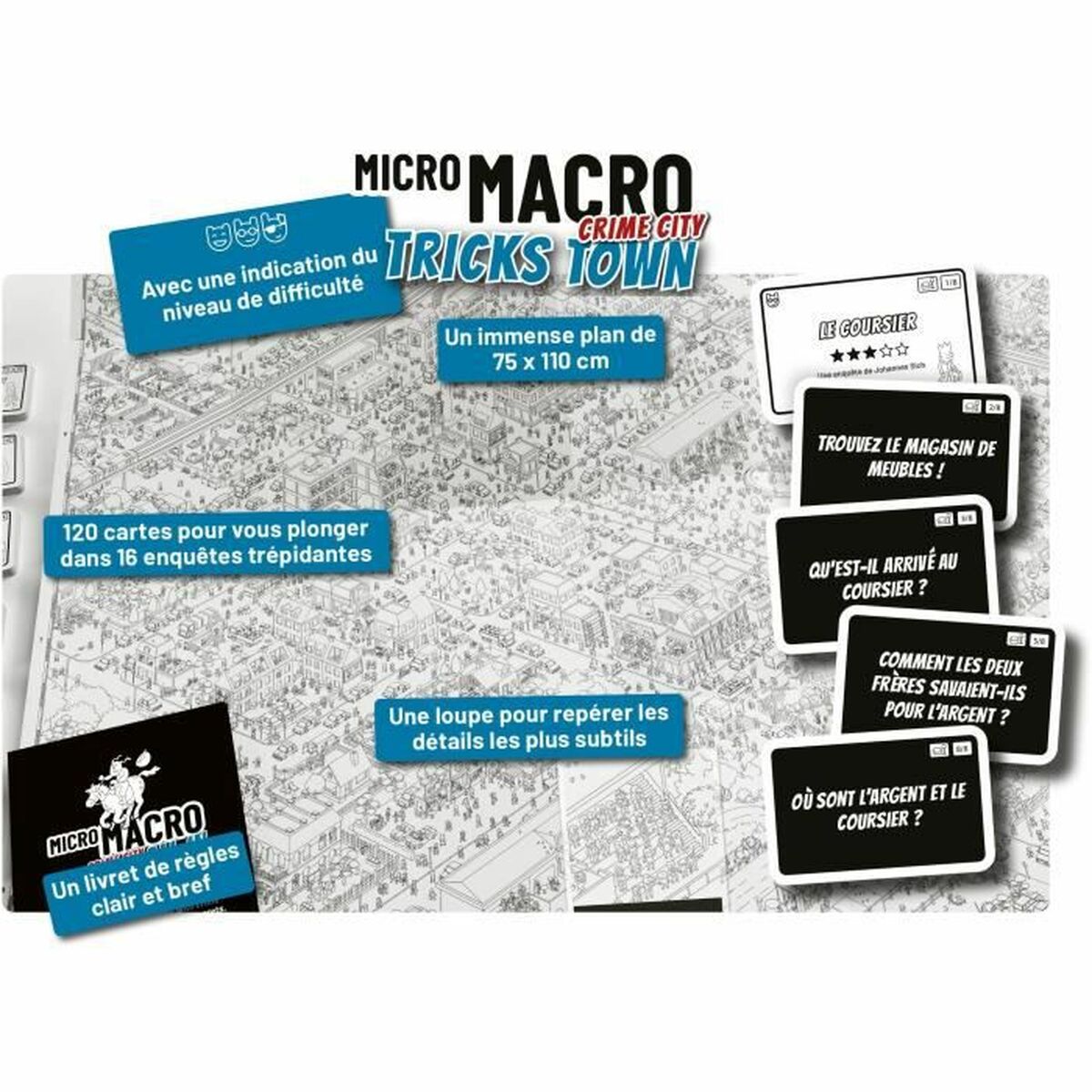 Sällskapsspel BlackRock Micro Macro: Crime City - Tricks Town - 2