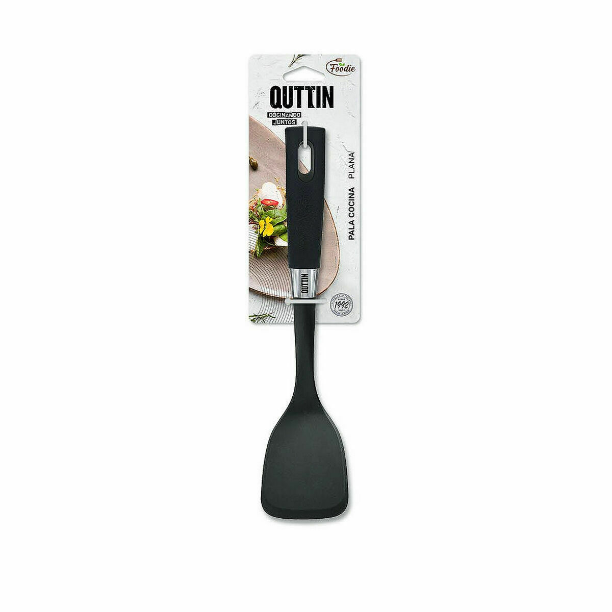 Spatel Quttin Foodie Svart Nylon (24 antal) - 3