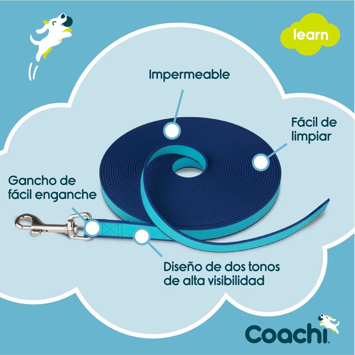Övningskoppel Coachi Blå Träning - 2