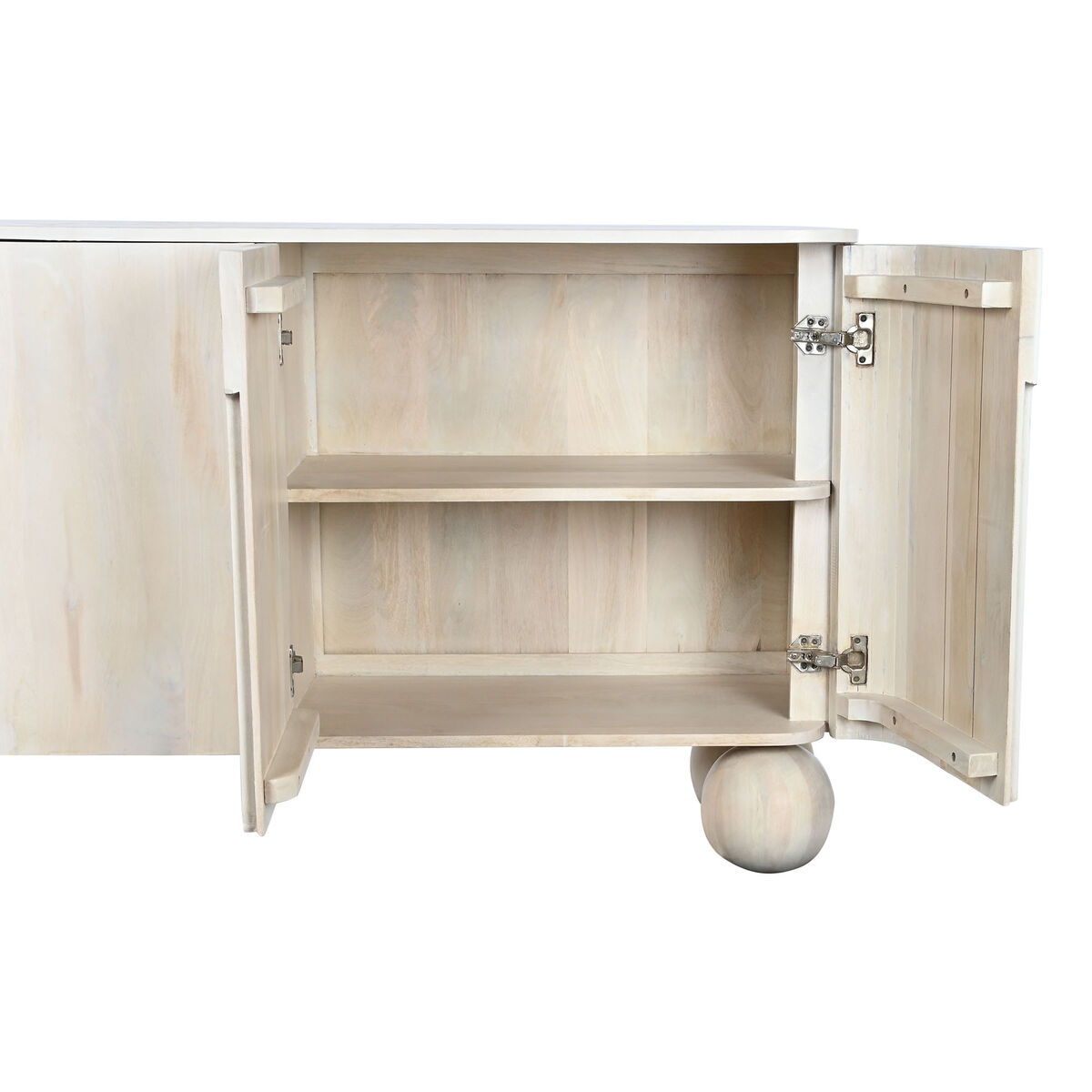 Skänk Home ESPRIT Vit Mangoträ 150 x 40 x 84 cm - 5