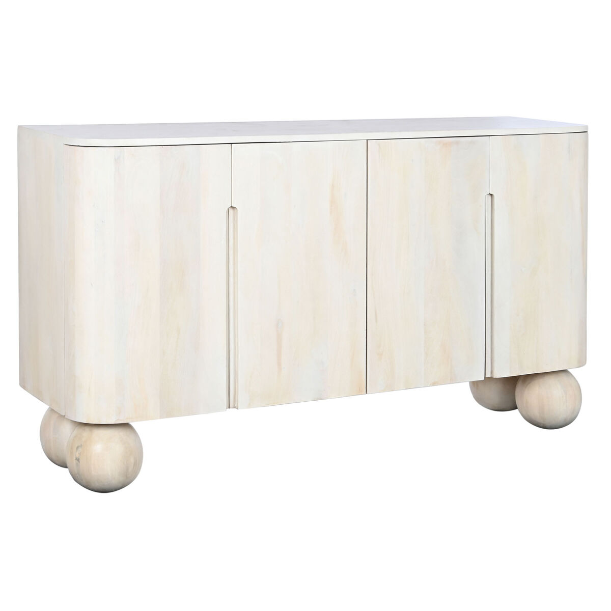 Skänk Home ESPRIT Vit Mangoträ 150 x 40 x 84 cm