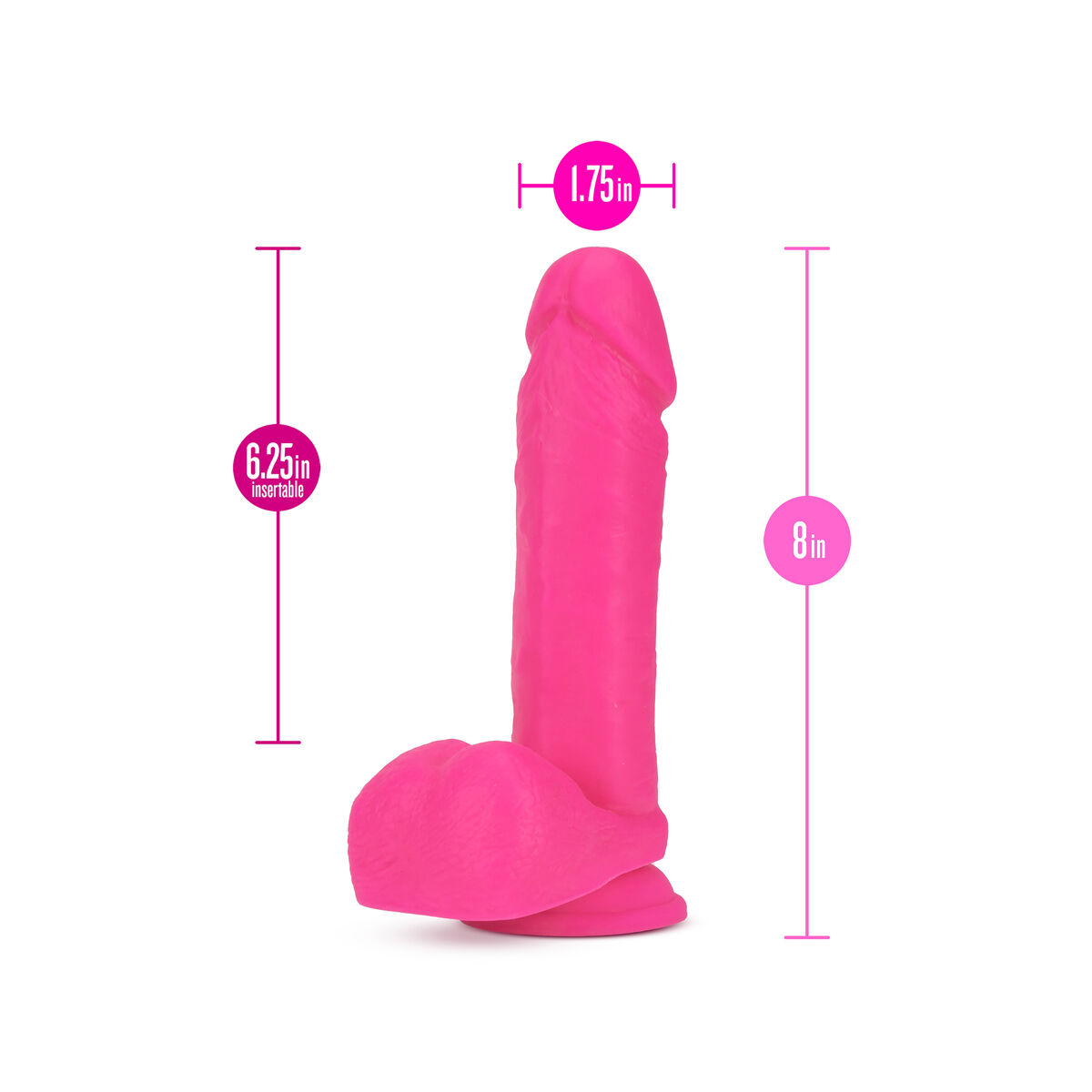 Dildo Blush Neo Rosa Ø 4 cm - 3