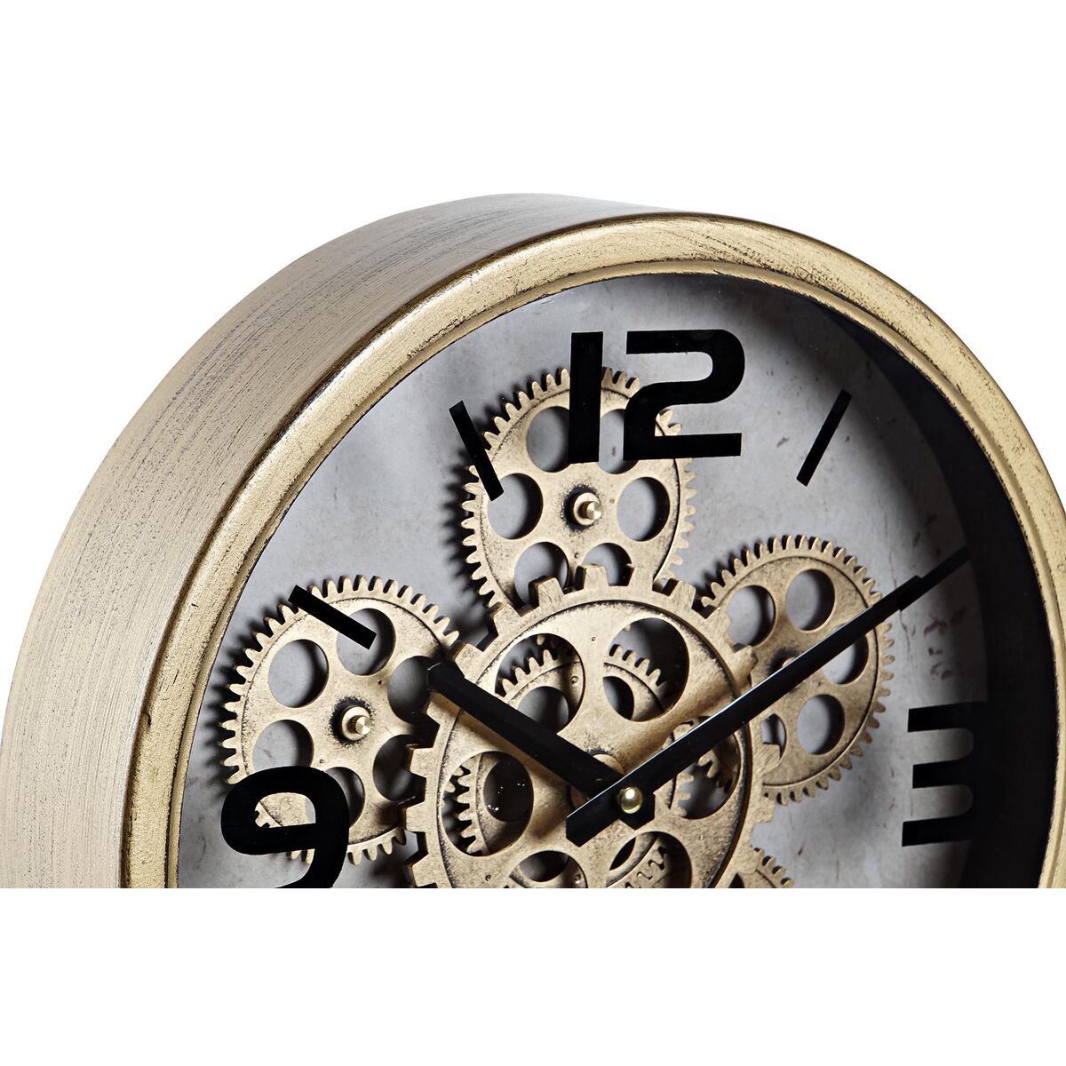 bordsklocka DKD Home Decor Gyllene Drev - 3