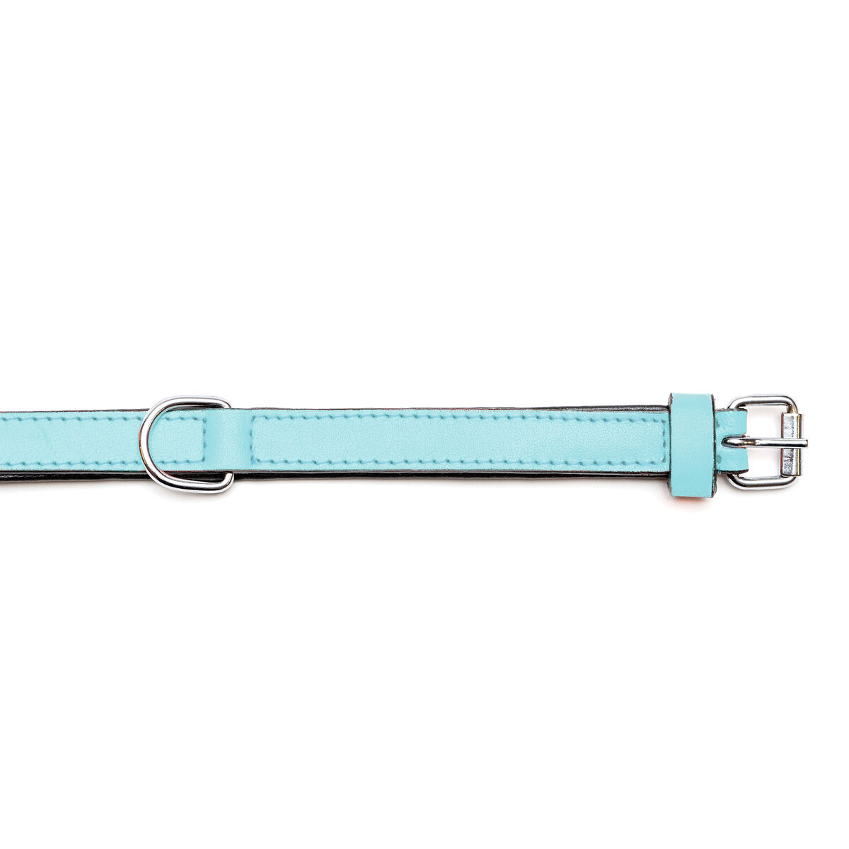 Hundhalsband Gloria 30 cm Vadderad Läder Blå - 5