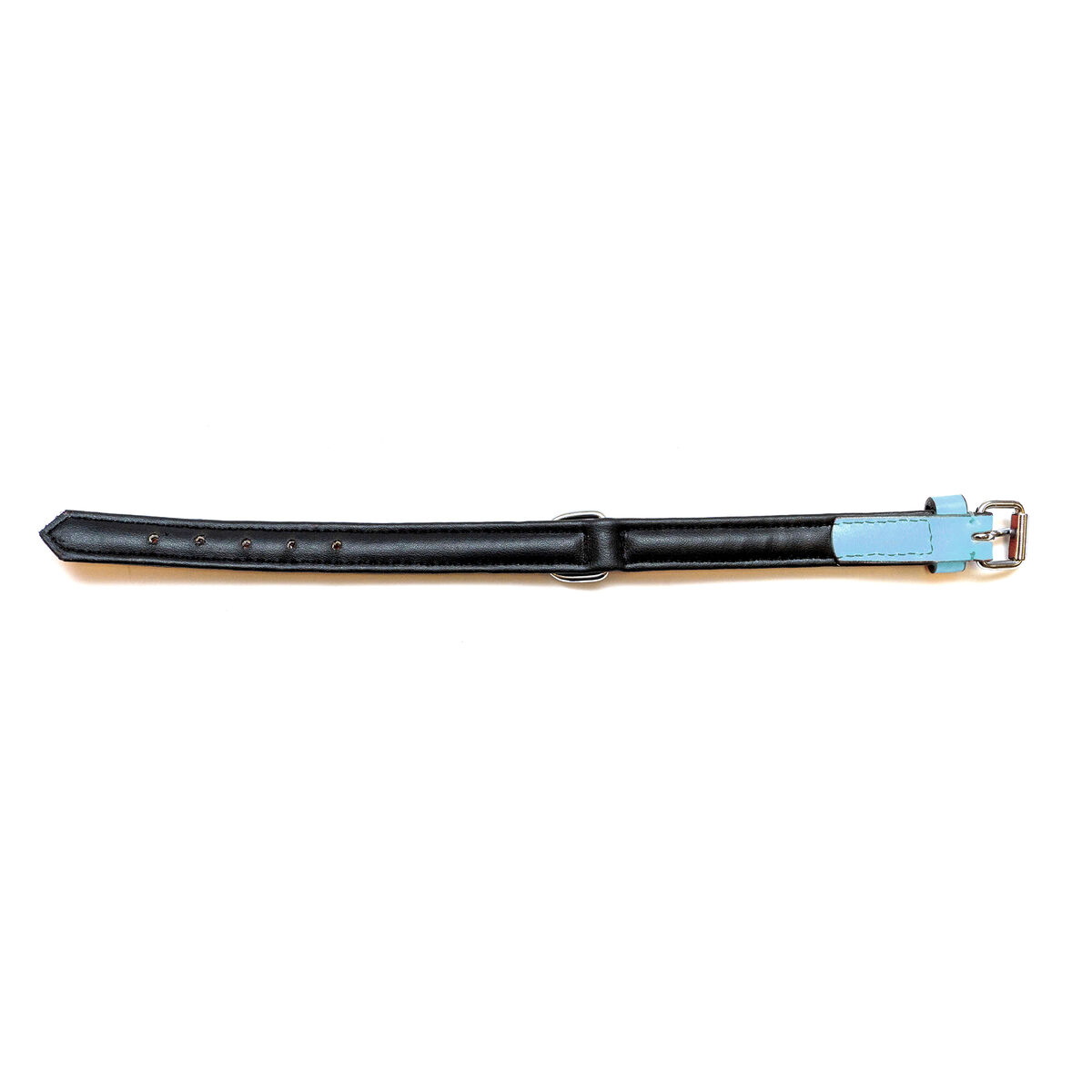 Hundhalsband Gloria 30 cm Vadderad Läder Blå - 4