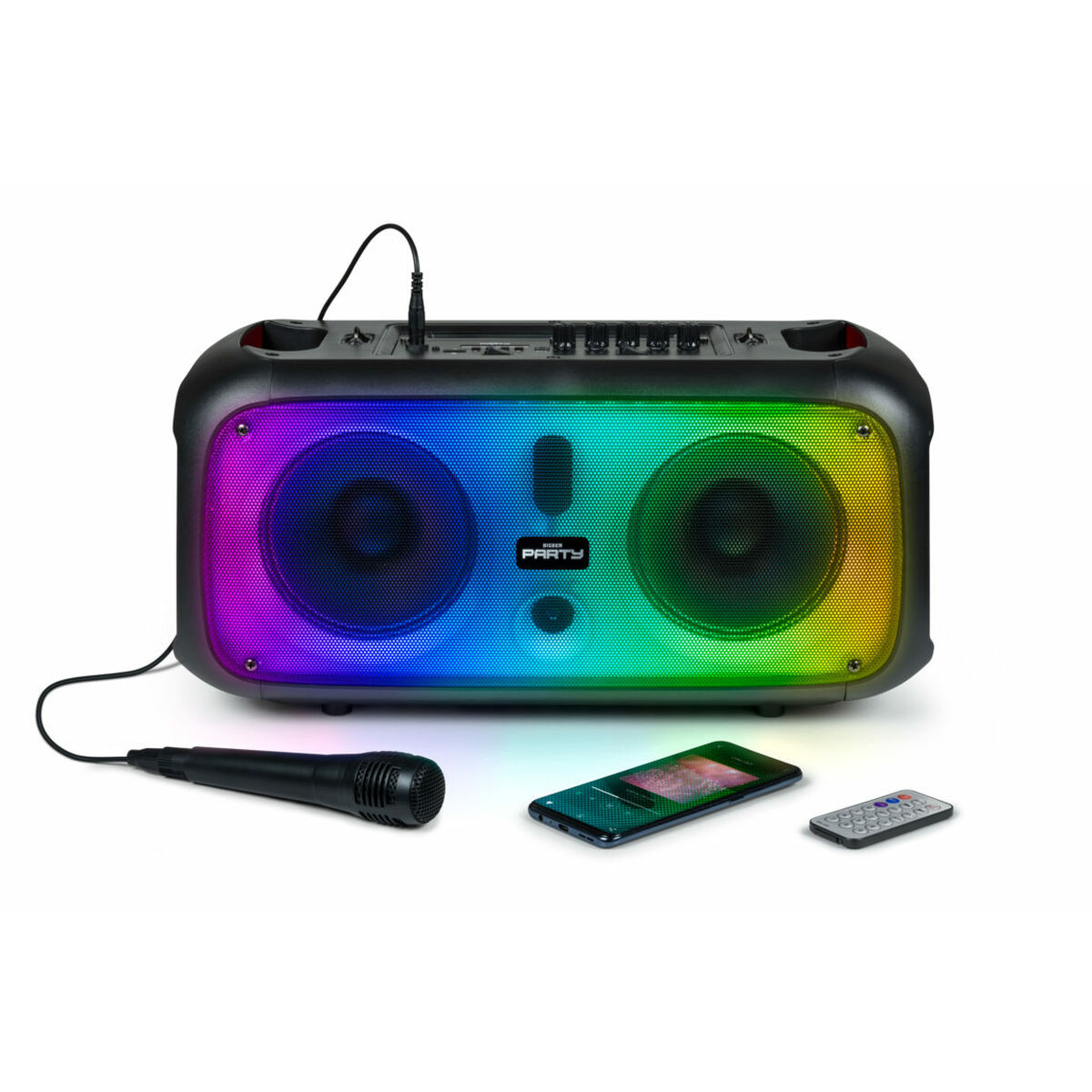 Bärbar Bluetooth Högtalare BigBen Party 200 W Svart