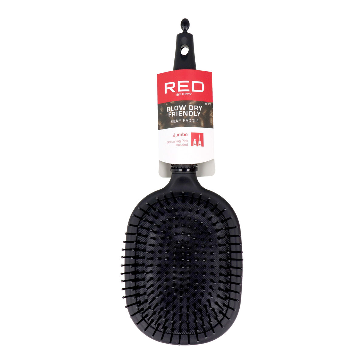 Utredningsborste Red Kiss Kiss Rubberized Svart