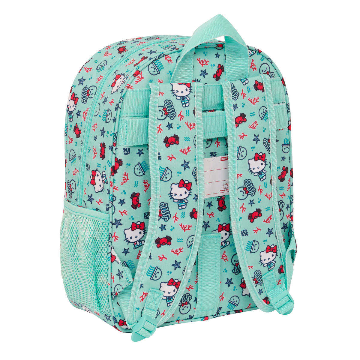 Skolryggsäck Hello Kitty Sea lovers Turkos 26 x 34 x 11 cm - 2