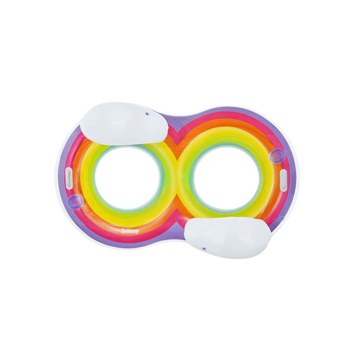Bestway uppblåsbart hjul med handtag och ryggstöd 186x116 cm Strand och pool 43648 - 11