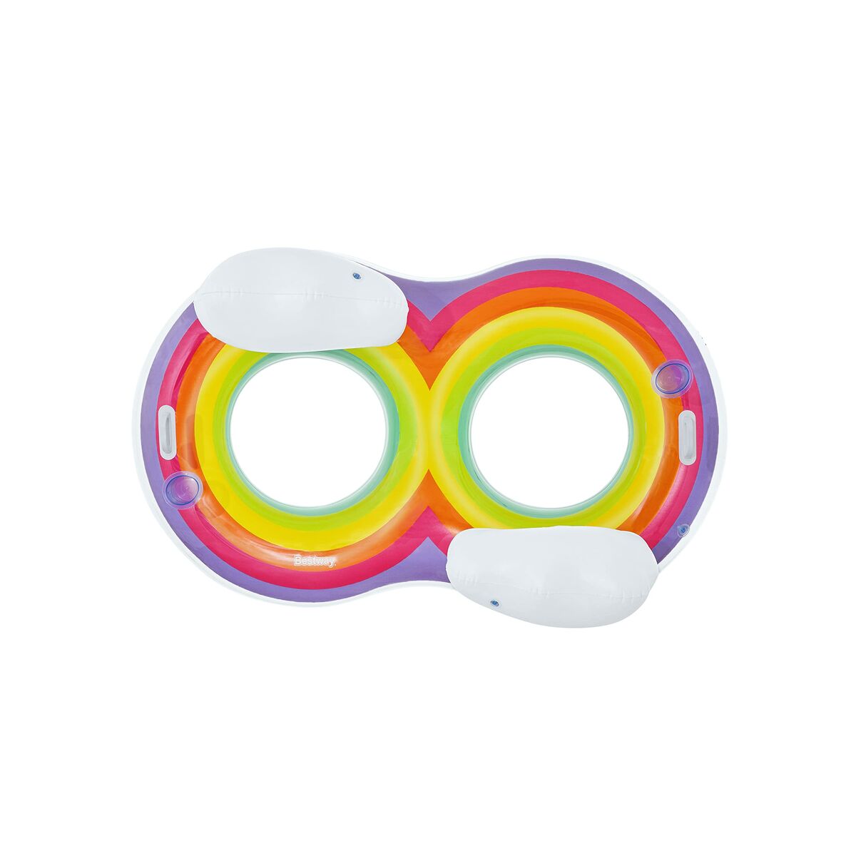 Bestway uppblåsbart hjul med handtag och ryggstöd 186x116 cm Strand och pool 43648 - 8