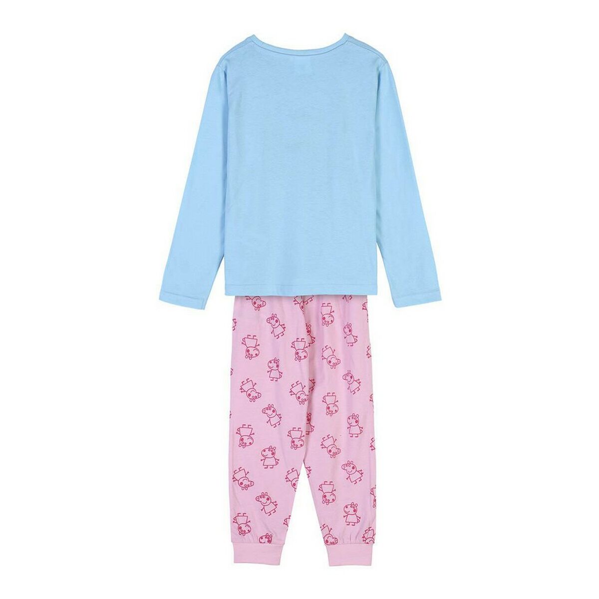Pyjamas Barn Peppa Pig Ljusblå - 2
